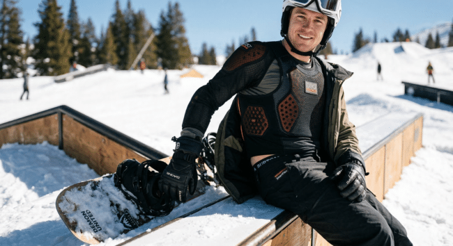 ציוד מגן קשיח לכל הגוף בסקי